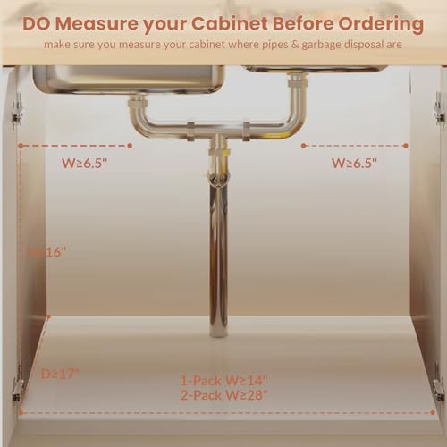 Maywise Organizador Expandible de 2 Niveles para Debajo del Fregadero
