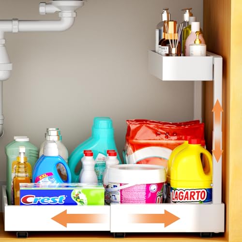 Maywise Organizador Expandible de 2 Niveles para Debajo del Fregadero