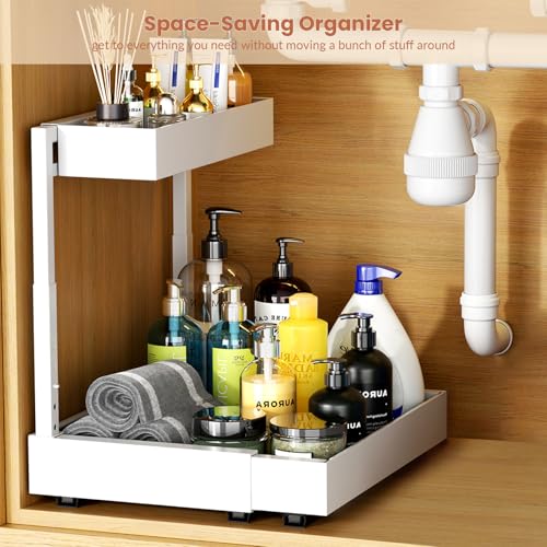 Maywise Organizador Expandible de 2 Niveles para Debajo del Fregadero