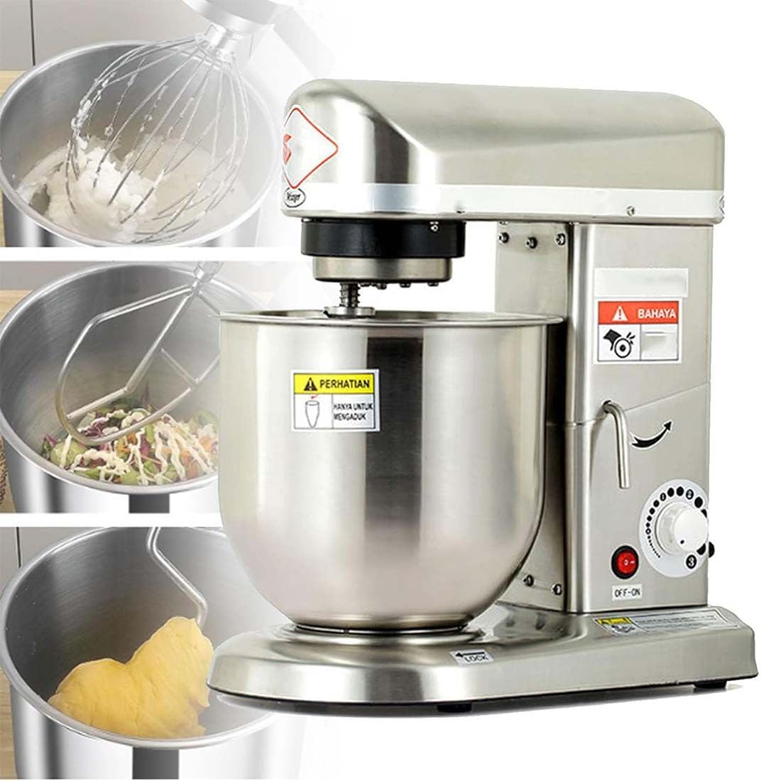 Batidora Amasadora Profesional para Repostería