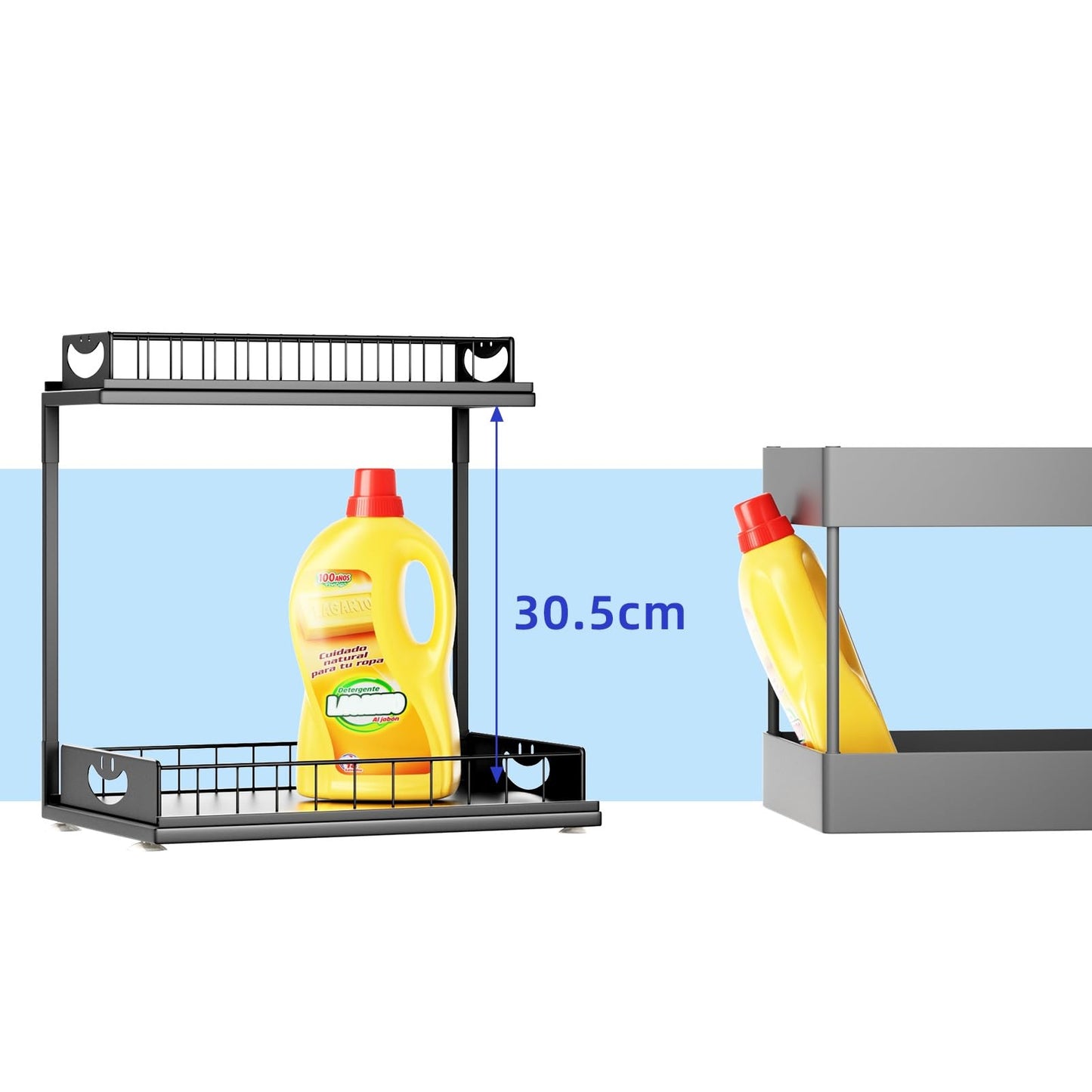 SUMAITech Organizador Metálico Bajo Fregadero