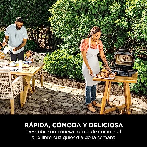 Ninja Woodfire Parrilla Eléctrica Exterior 7 en 1