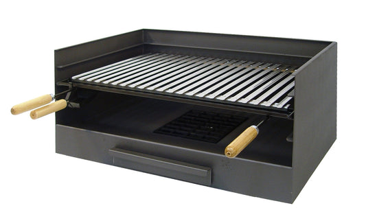 Imex El Zorro 71516 Cajón para Barbacoa con Parrilla de Inox