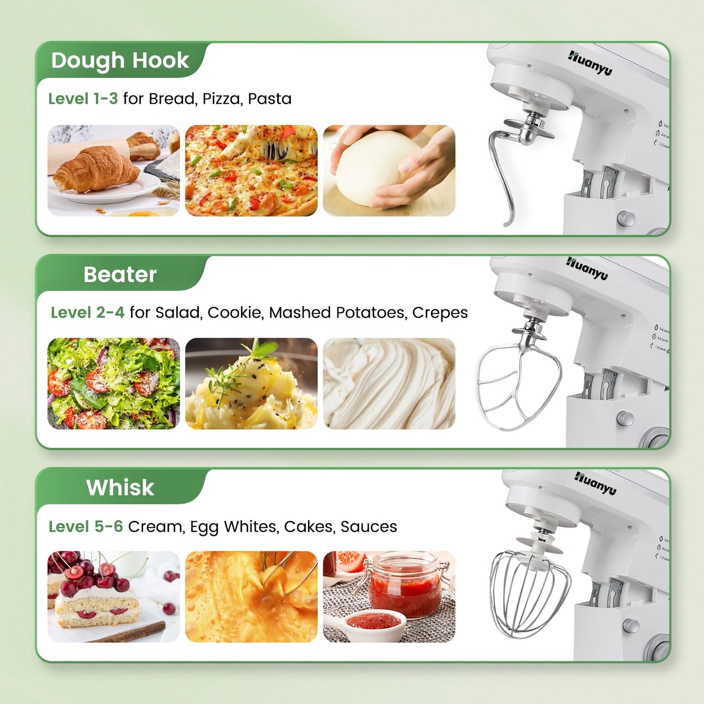 Huanyu Amasadora Multifuncional 3 en 1