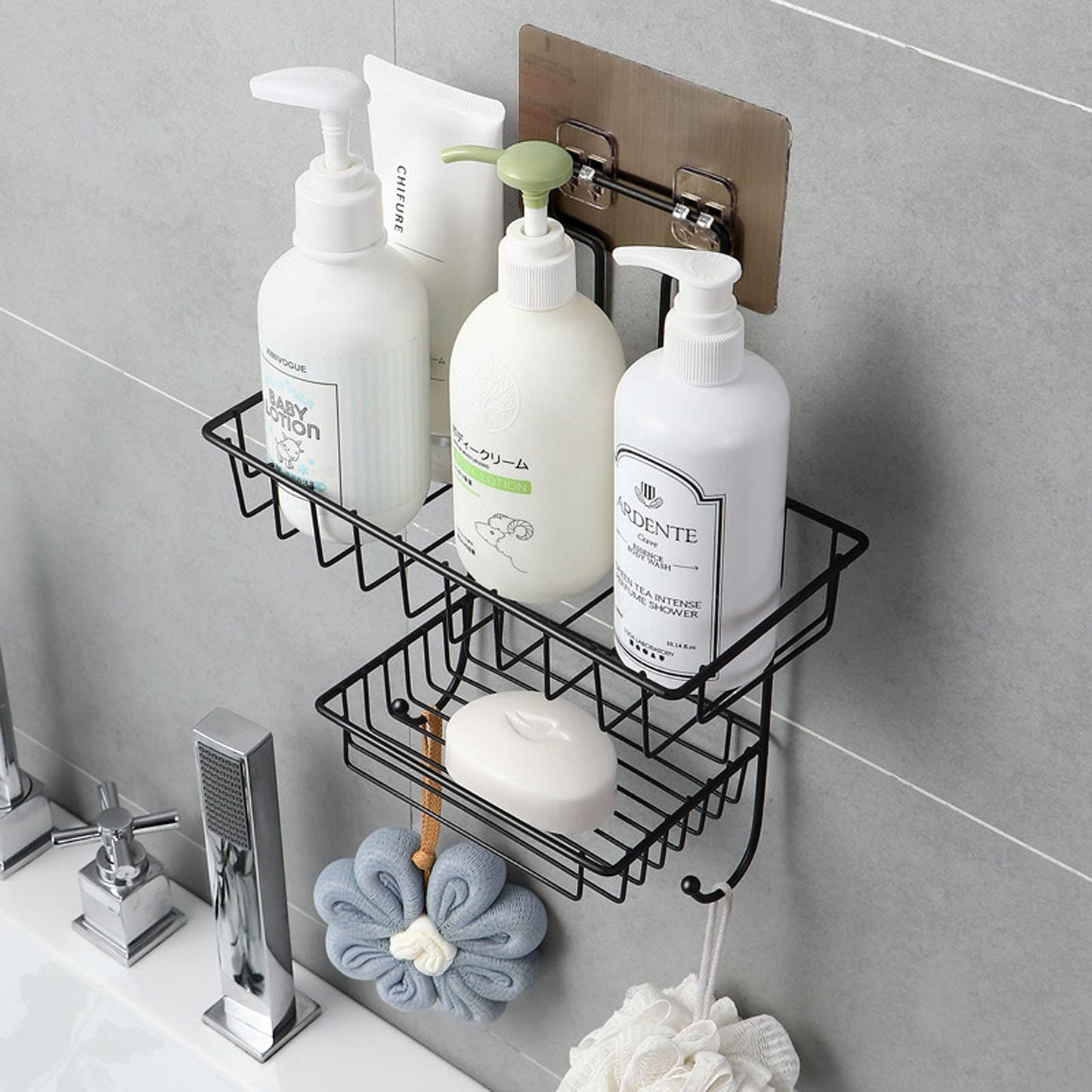 Cjbenuti Jabonera Adhesiva para Ducha y Cocina