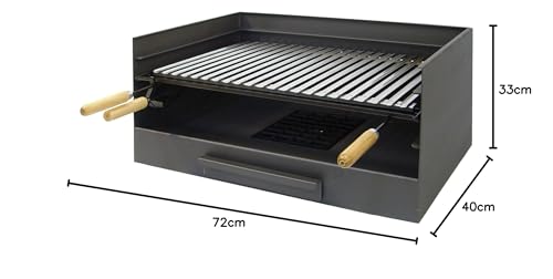 Imex El Zorro 71516 Cajón para Barbacoa con Parrilla de Inox