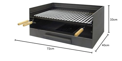 Imex El Zorro 71516 Cajón para Barbacoa con Parrilla de Inox