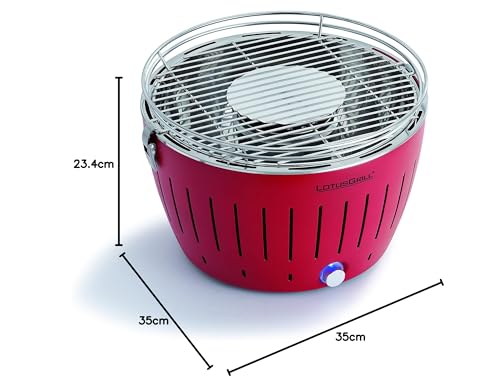LotusGrill G-RO-34 Barbacoa de Carbón sin Humo