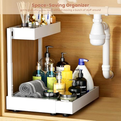 Maywise Organizador Expandible de 2 Niveles para Debajo del Fregadero