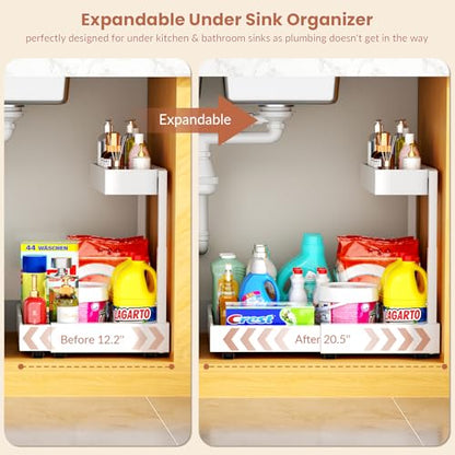 Maywise Organizador Expandible de 2 Niveles para Debajo del Fregadero