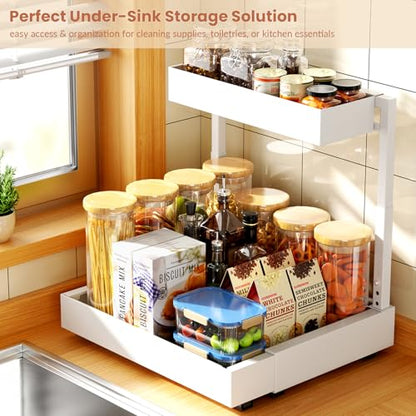Maywise Organizador Expandible de 2 Niveles para Debajo del Fregadero