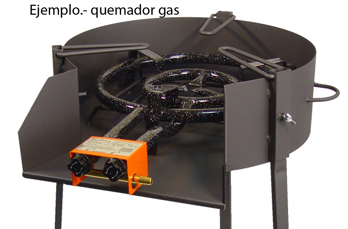 Imex El Zorro 71583 Barbacoa Redonda con Soporte para Paella