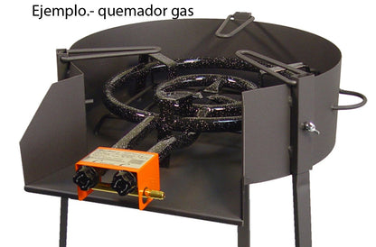 Imex El Zorro 71583 Barbacoa Redonda con Soporte para Paella