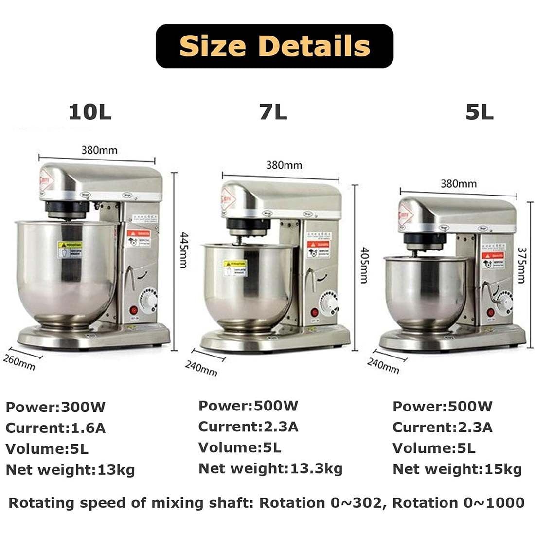 Batidora Amasadora Profesional para Repostería