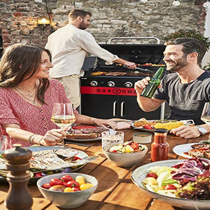 Char-Broil Gas2Coal 2.0 440 Barbacoa Híbrida de 4 Quemadores