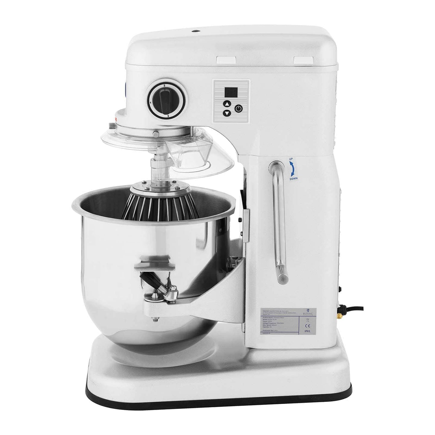 Royal Catering Amasadora Batidora de Cocina RCPM-10,1B