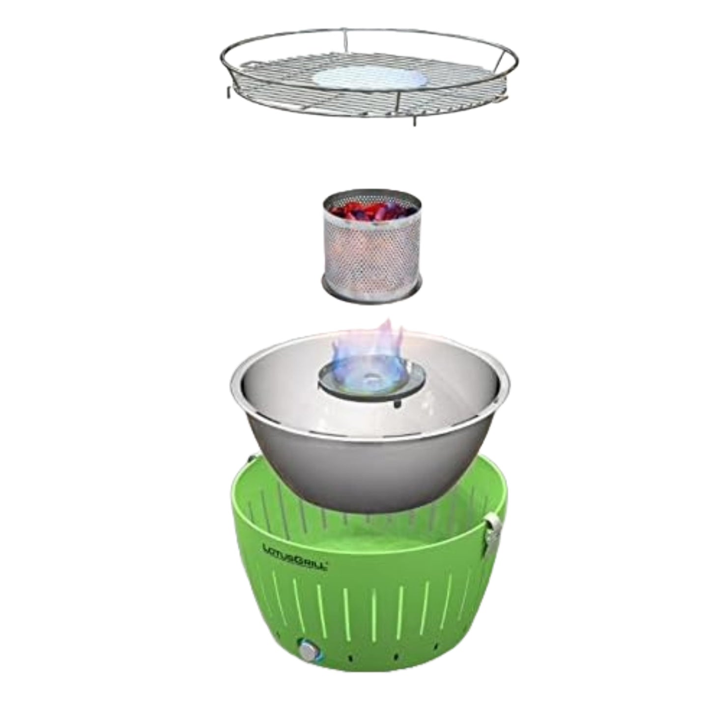 LotusGrill G-RO-34 Barbacoa de Carbón sin Humo