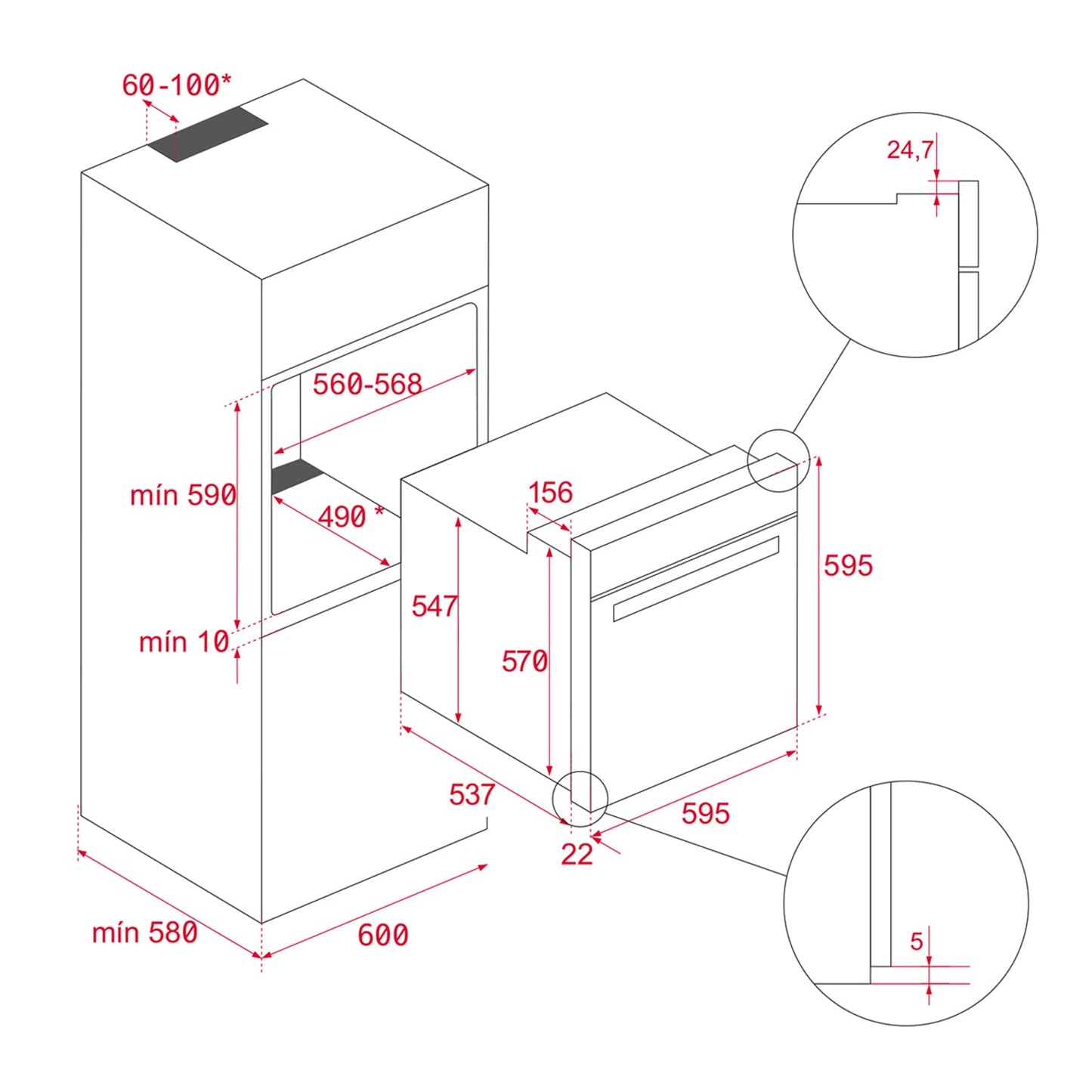 Teka HCB 6535 - Horno Multifunción