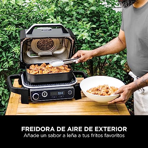 Ninja Woodfire Parrilla Eléctrica Exterior 7 en 1