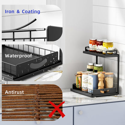 SUMAITech Organizador Metálico Bajo Fregadero