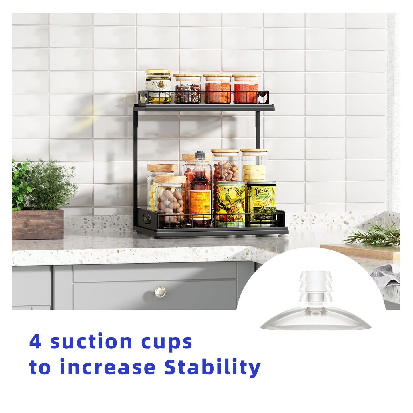 SUMAITech Organizador Metálico Bajo Fregadero