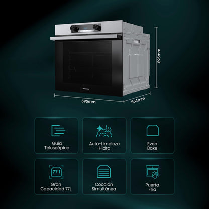 Hisense BI62216AXE2 Horno Hidrolítico