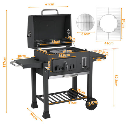TLSUNNY Barbacoa de Carbón XXL