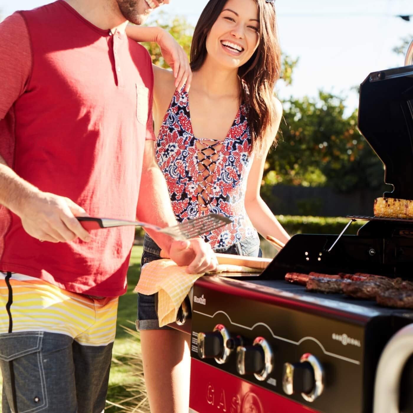 Char-Broil Gas2Coal 330 Barbacoa Híbrida de Gas y Carbón