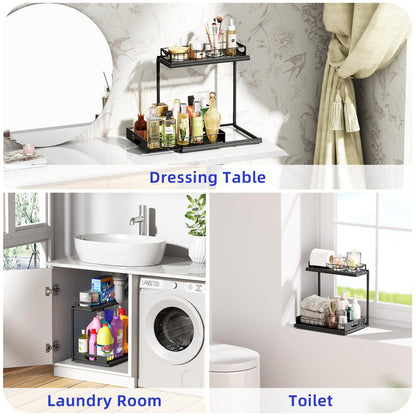 SUMAITech Organizador Metálico Bajo Fregadero