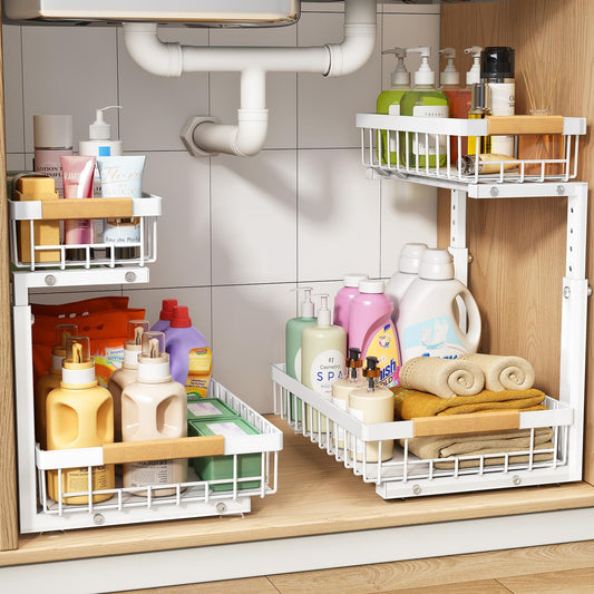 Organizador Bajo Fregadero de 2 Niveles