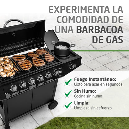 Amig Barbacoa de Gas Fireplus 6+1 XXL