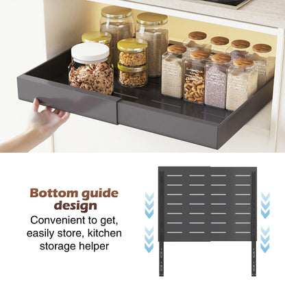 Organizadores Deslizantes Extensibles para Gabinetes de Cocina y Baño