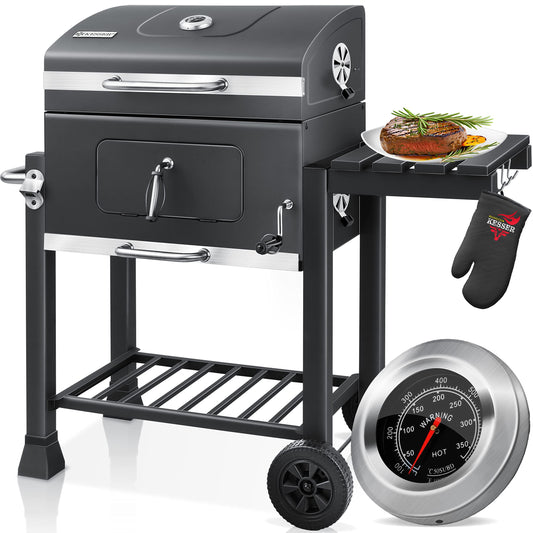 KESSER® Parrilla de Carbón con Carrito