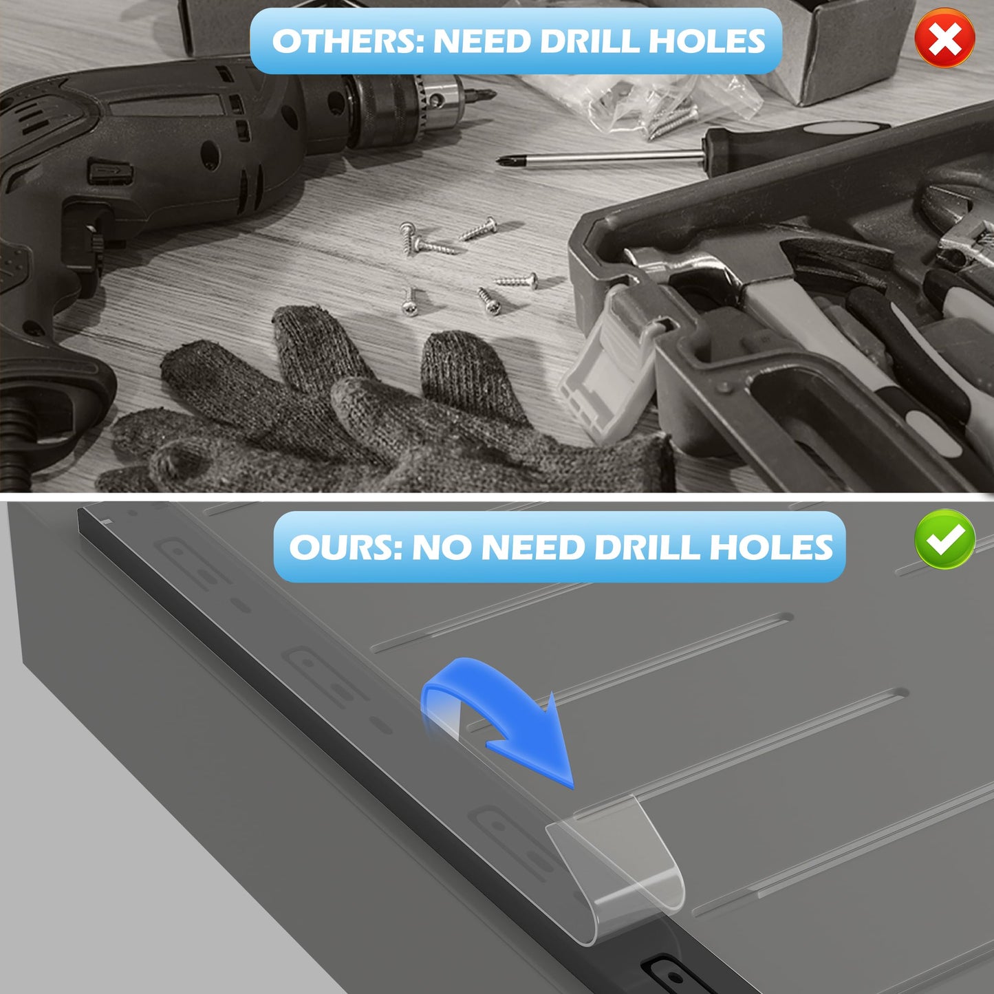 Organizadores Deslizantes Extensibles para Gabinetes de Cocina y Baño