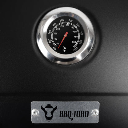 BBQ-Toro Carro Barbacoa de Carbón XXL con Tapa y Ahumador
